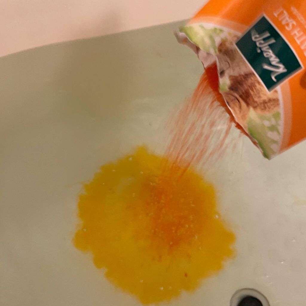 クナイプ バスソルト ネロリの香り/クナイプ/無機塩系入浴剤を使ったクチコミ（2枚目）