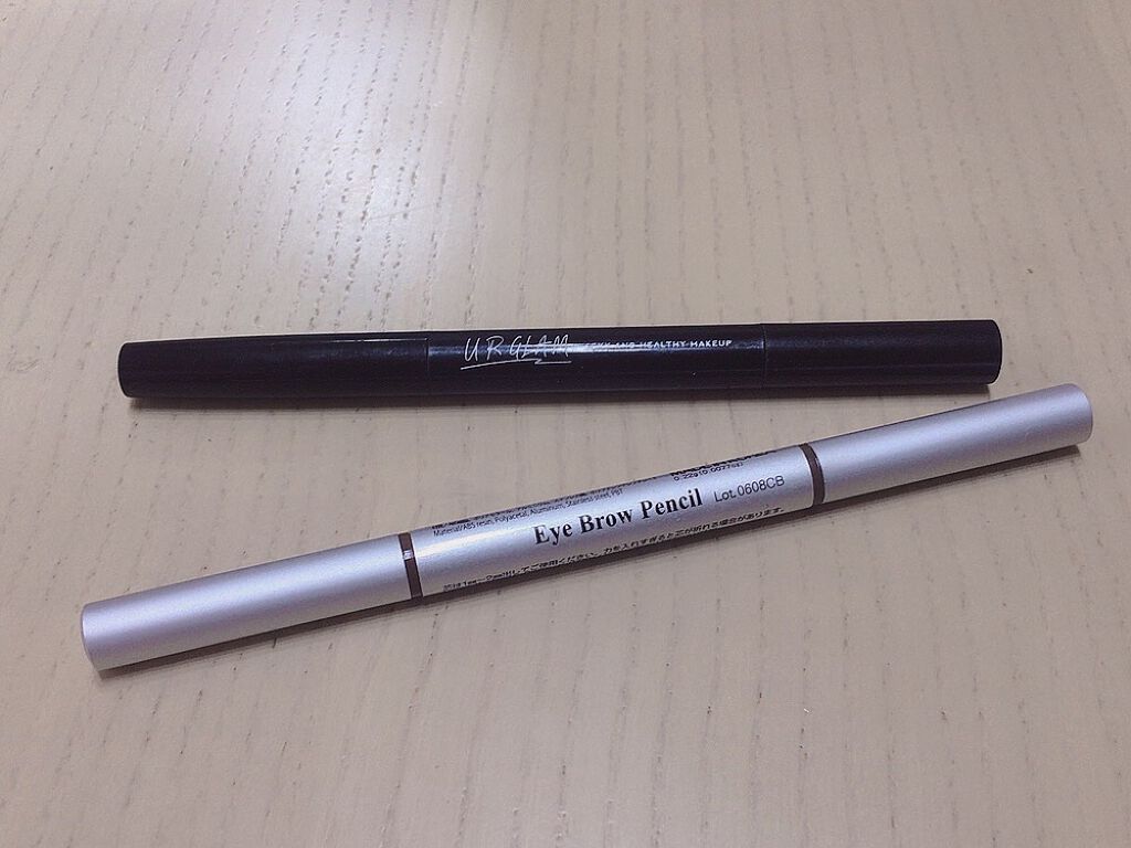 だ円芯 アルミ アイブローペンシル/DAISO/アイブロウペンシルを使ったクチコミ（1枚目）