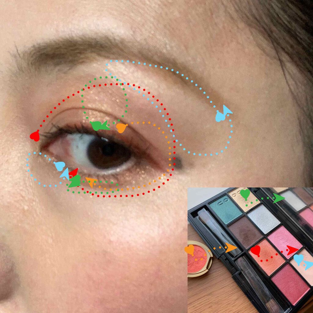 アイカラー/レ・メルヴェイユーズ ラデュレ/単色アイシャドウを使ったクチコミ（3枚目）