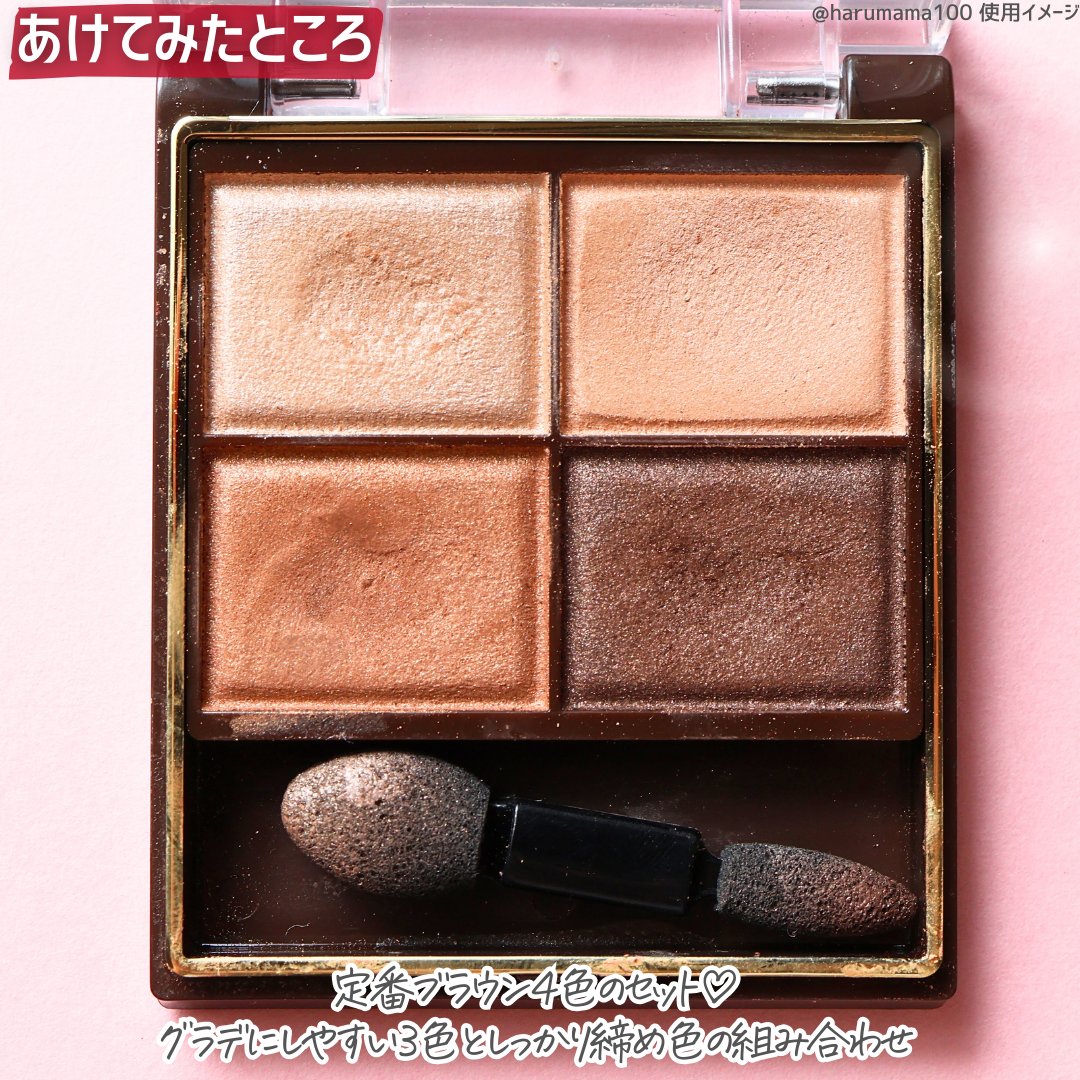 スキニーリッチシャドウ SR01 ベージュブラウン/excel/アイシャドウパレットを使ったクチコミ（3枚目）