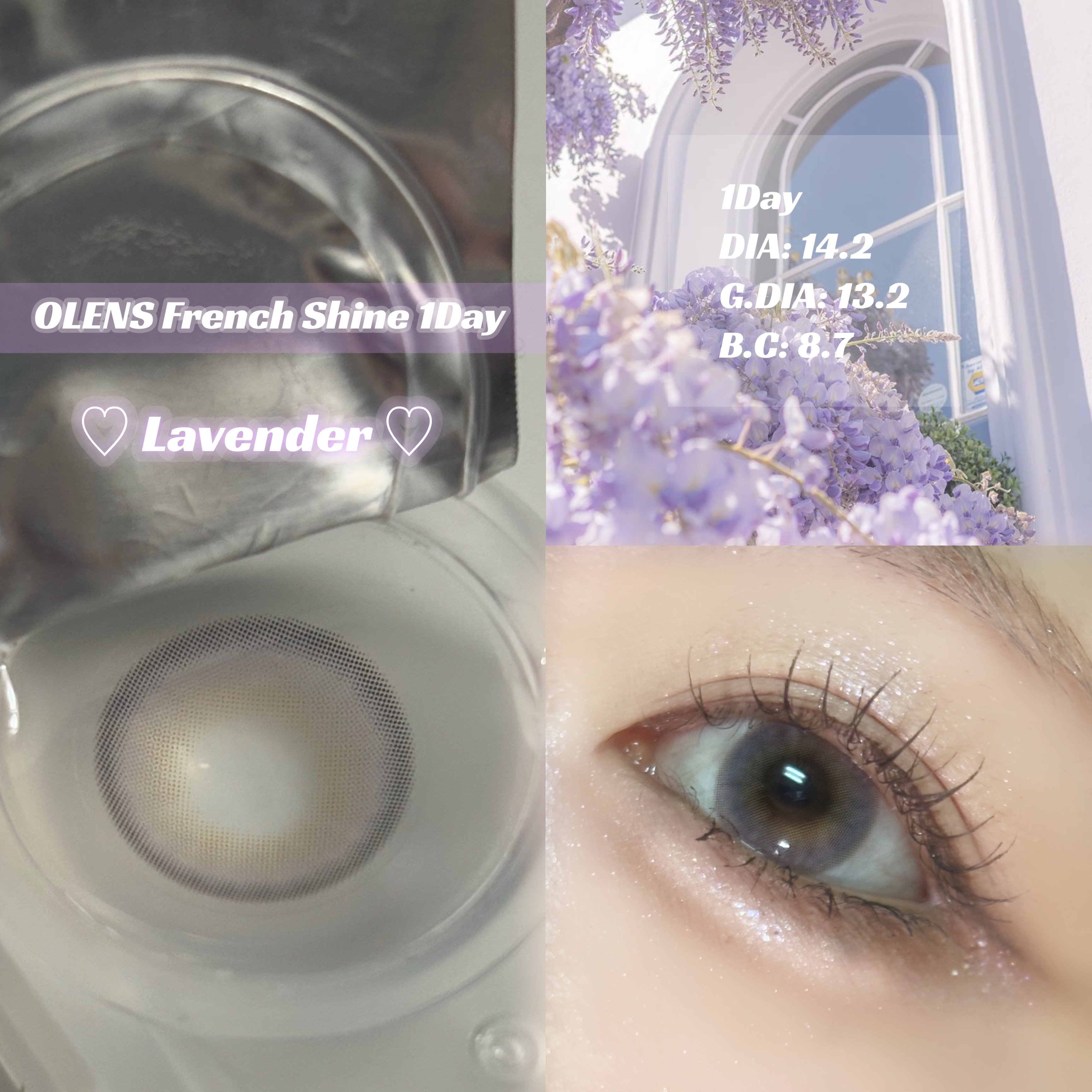 FrenchShine1day/OLENS/ワンデー（１DAY）カラコンを使ったクチコミ（2枚目）