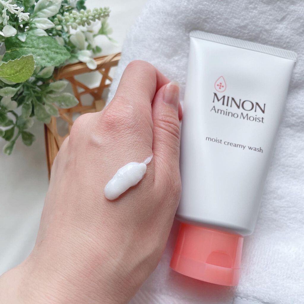 アミノモイスト モイストクリーミィ ウォッシュ/ミノン/洗顔フォームを使ったクチコミ(3枚目)