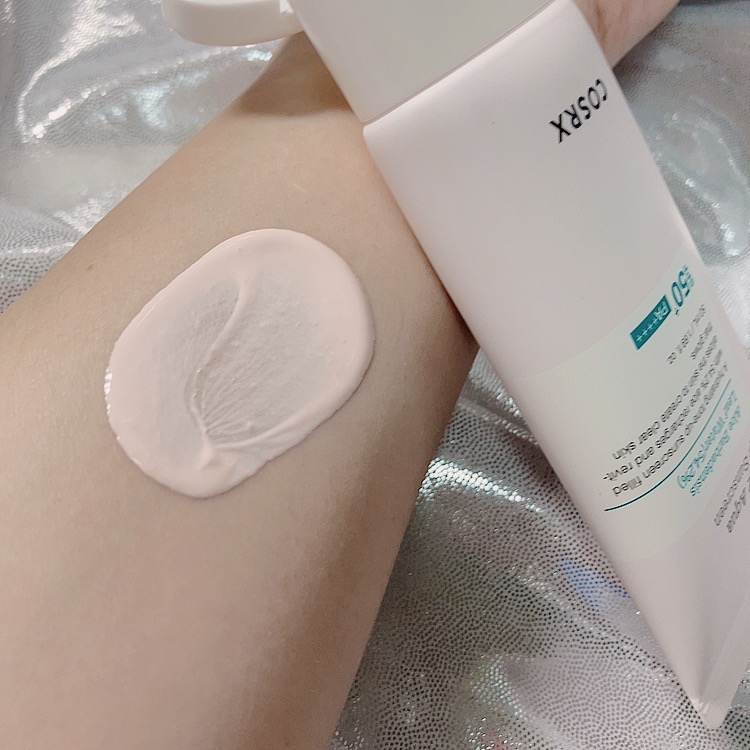 アロエ54.2アクアトーンアップUVクリーム　SPF50+ PA++++/COSRX/日焼け止めクリームを使ったクチコミ（1枚目）