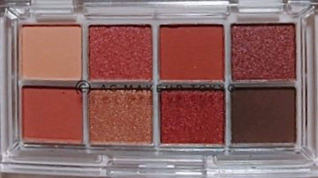 AC 8カラーアイパレット 04 テラコッタ ボルドー/AC MAKEUP/アイシャドウパレットを使ったクチコミ（2枚目）