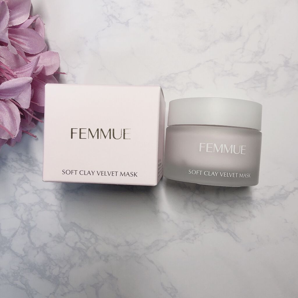 ソフトクレイ ベルベットマスク/FEMMUE/洗い流すパック・マスクを使ったクチコミ（2枚目）