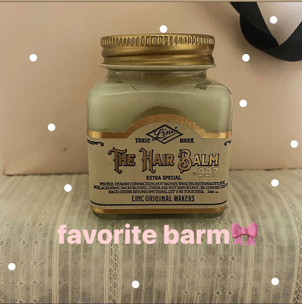 HAIR BALM No.997/LINC ORIGINAL MAKERS /ヘアバームを使ったクチコミ（1枚目）