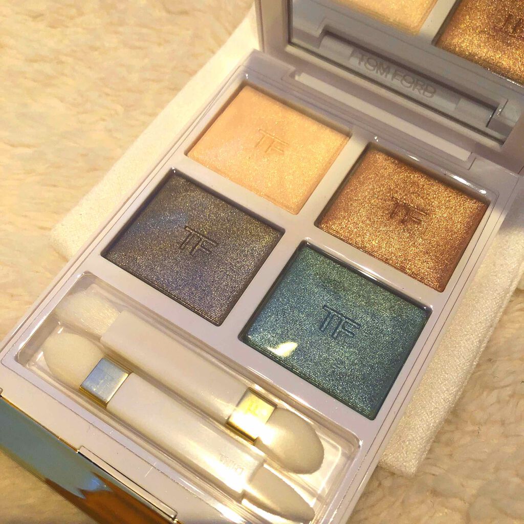 ソレイユ アイ カラー クォード 02 ソレイユ エ リュンヌ/TOM FORD BEAUTY/アイシャドウパレットを使ったクチコミ（2枚目）