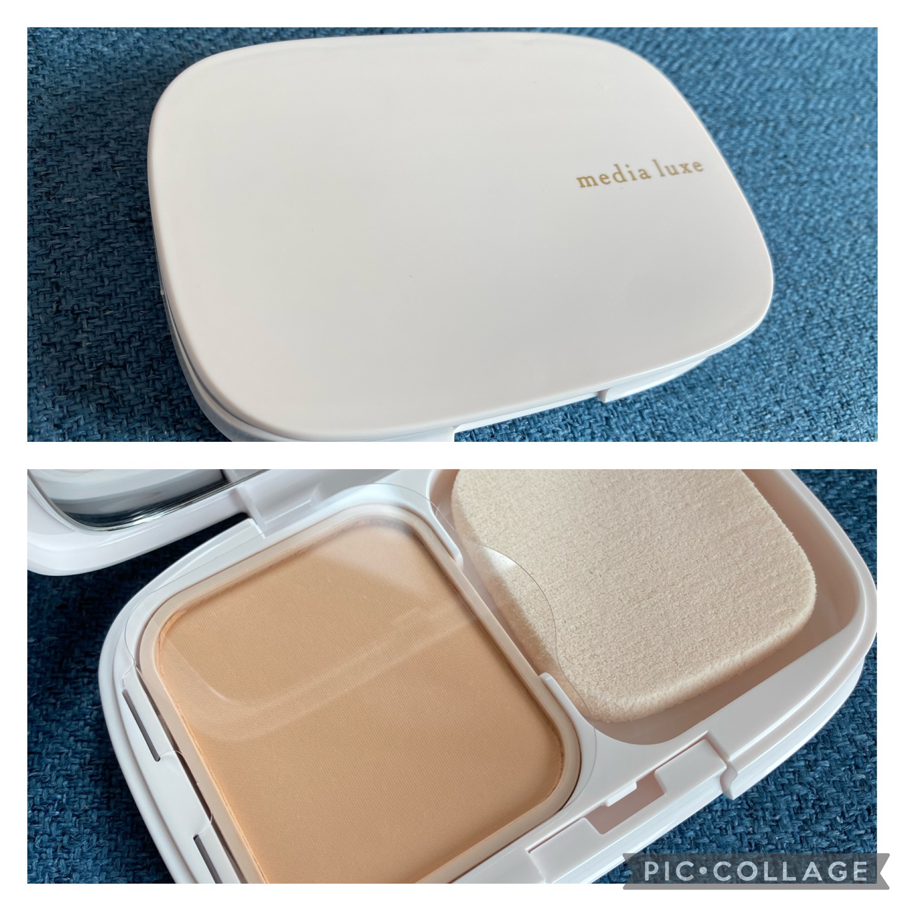 パウダーファンデーション/media luxe/パウダーファンデーションを使ったクチコミ（1枚目）