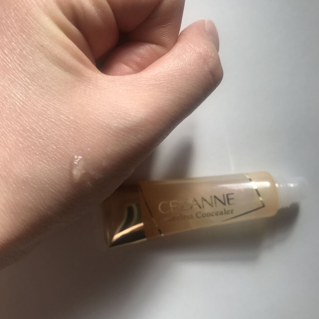 毛穴レスコンシーラー/CEZANNE/クリームコンシーラーを使ったクチコミ（2枚目）