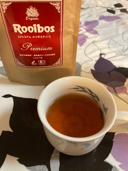 タイガー プレミアムルイボスティーのクチコミ「ルイボスティー大好き♡
オーガニック・プレミアム・ルイボスティーで
のんびりお茶.....」(2枚目)