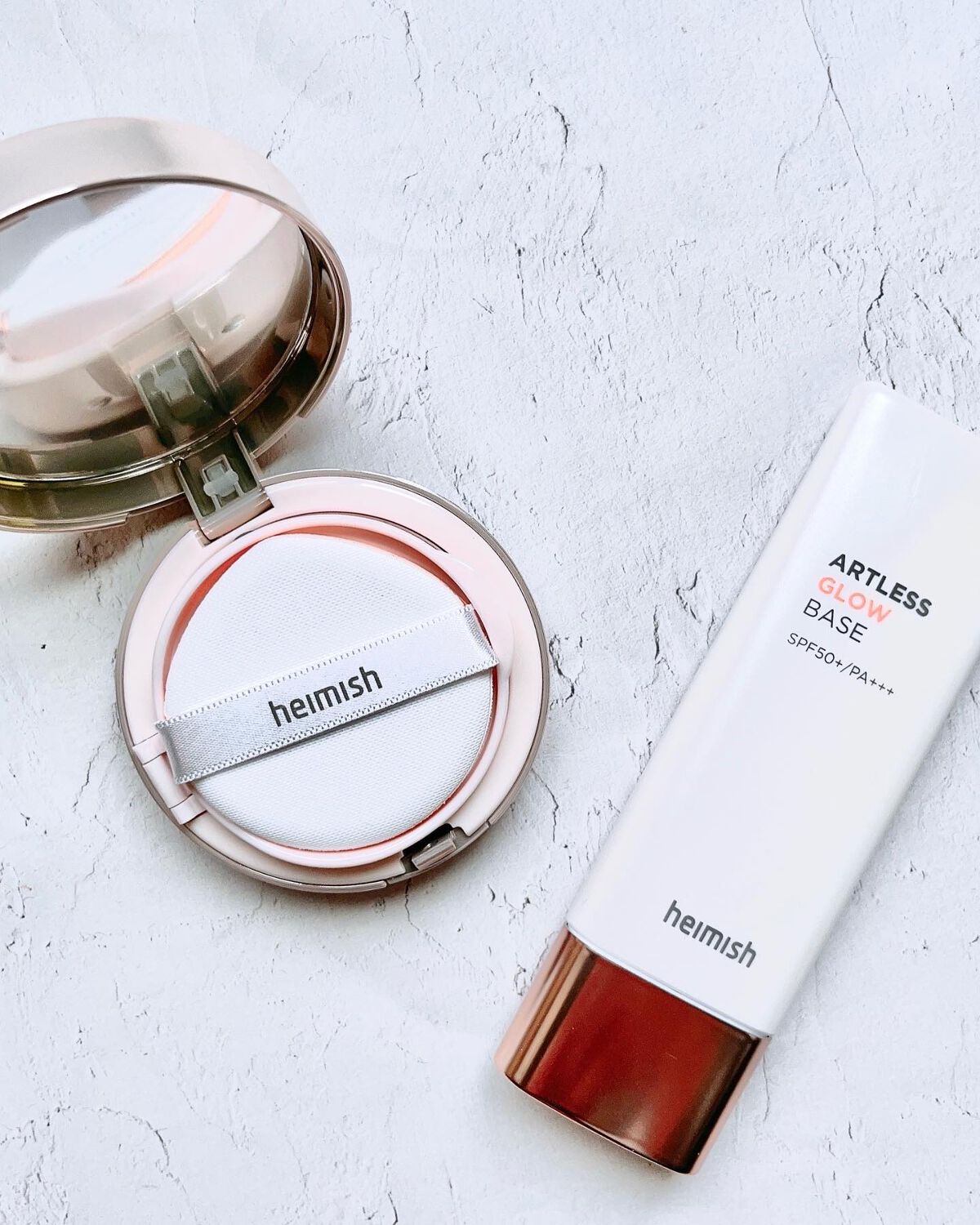 アートレスグロウベース/heimish/化粧下地を使ったクチコミ（2枚目）