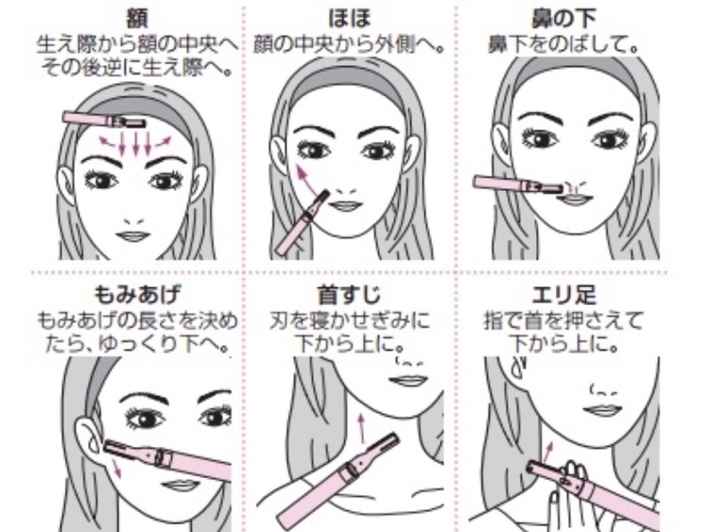 プリティー 敏感肌用フェイスL 3本入/貝印/シェーバーを使ったクチコミ（3枚目）