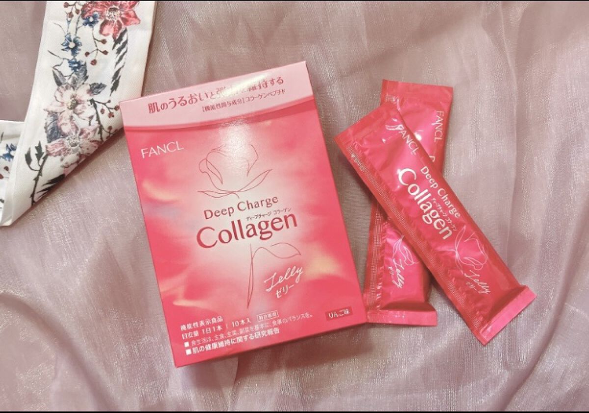 ディープチャージ  コラーゲン スティックゼリー/ファンケル/美容サプリメントを使ったクチコミ（1枚目）