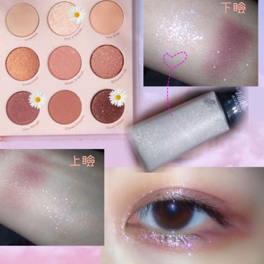 ColourPop  ブラッシュクラッシュのクチコミ「colourpop の柔らかいピンクパレット！優しい色合いなのでとても使いやすいです！
2,.....」（2枚目）