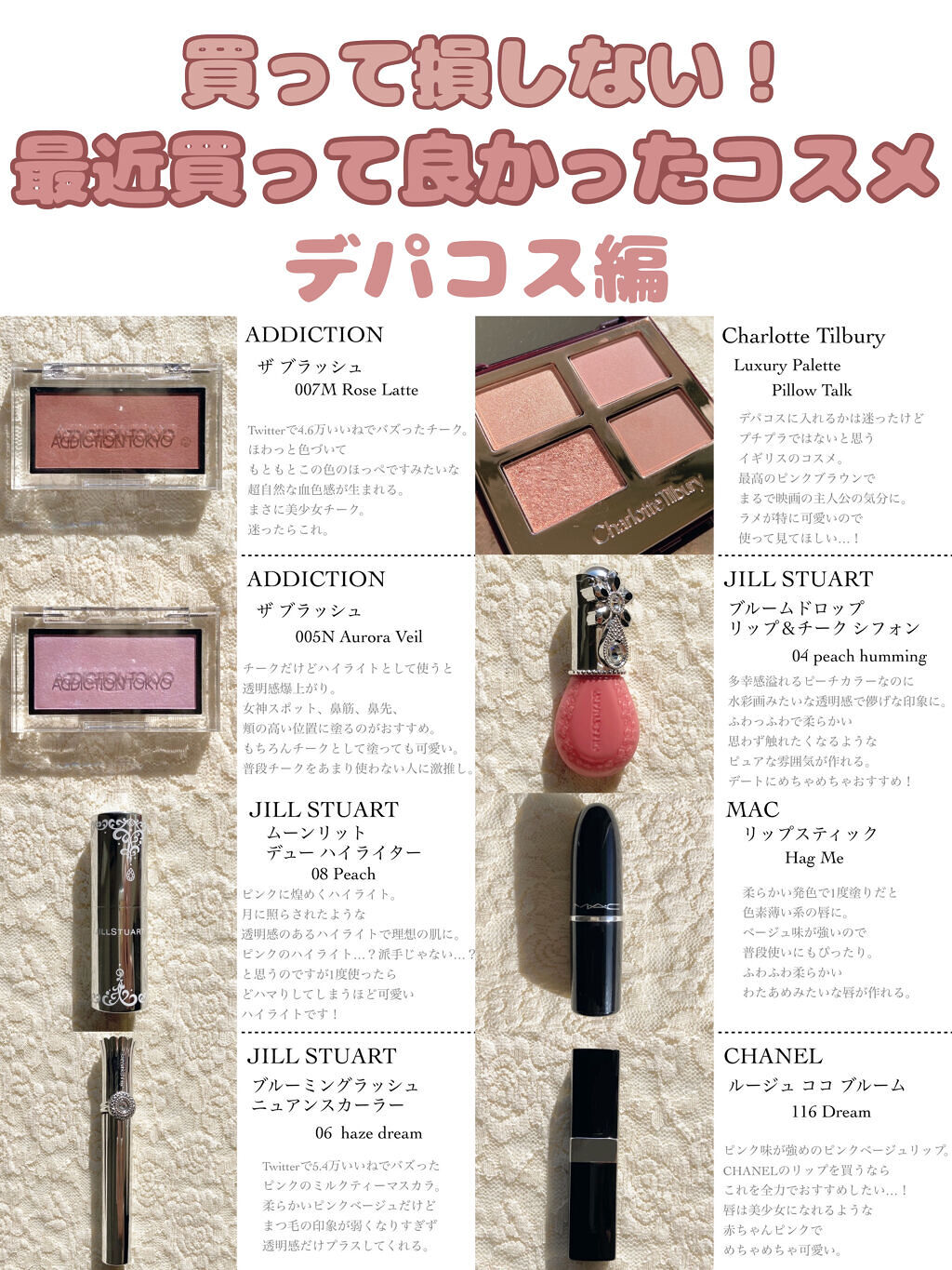 ムーンリット デュー ハイライター/JILL STUART/ジェル・クリームチークを使ったクチコミ（1枚目）