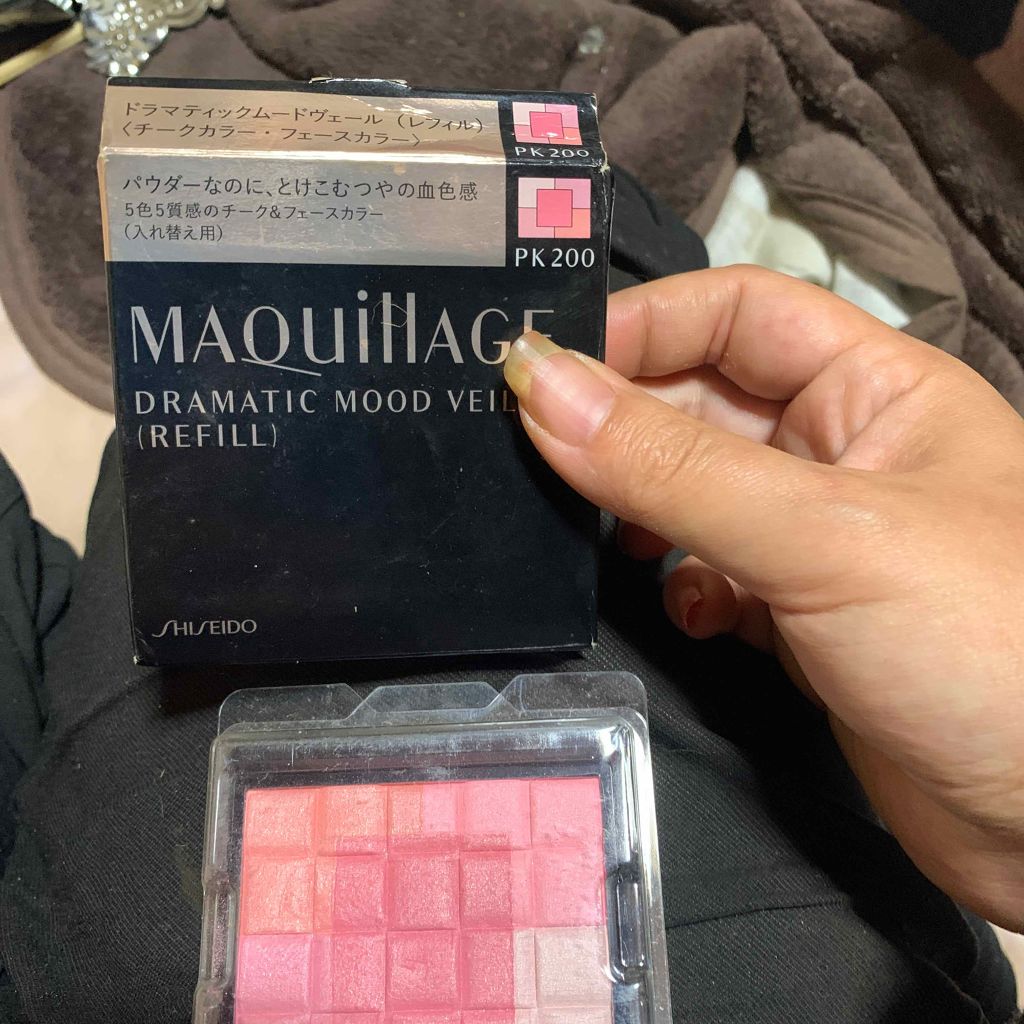 ドラマティックムードヴェール/マキアージュ/パウダーチークを使ったクチコミ（1枚目）