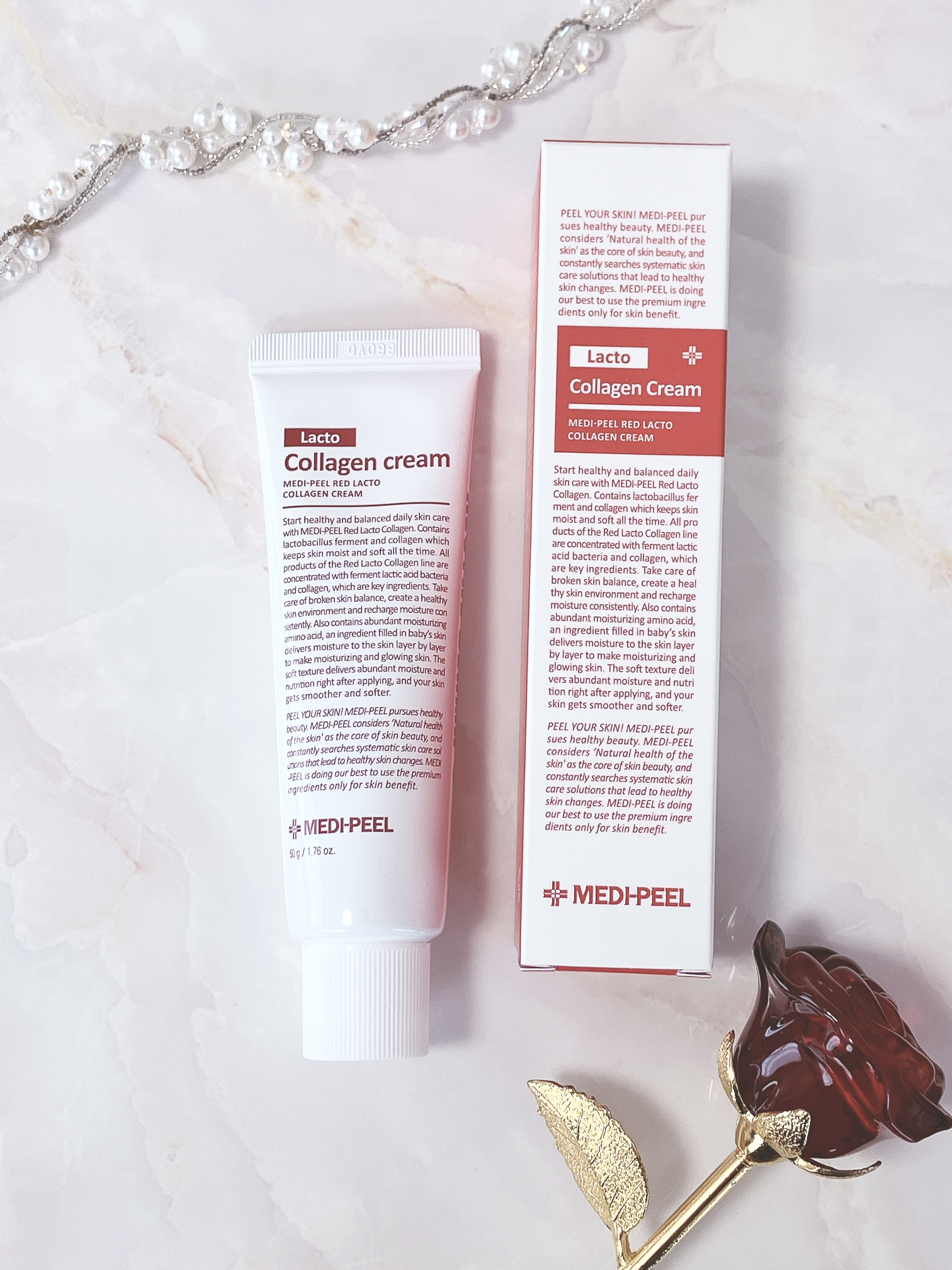 レッドラクトコラーゲンクリーム/MEDIPEEL/フェイスクリームを使ったクチコミ（1枚目）