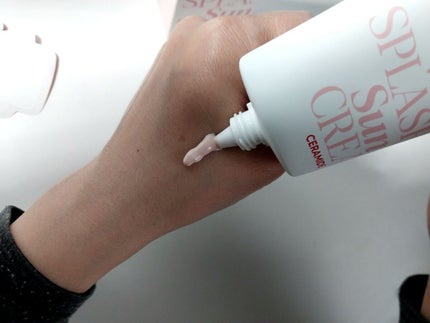 ウォータースプラッシュサンクリーム セラミド/espoir/日焼け止めクリームを使ったクチコミ(3枚目)