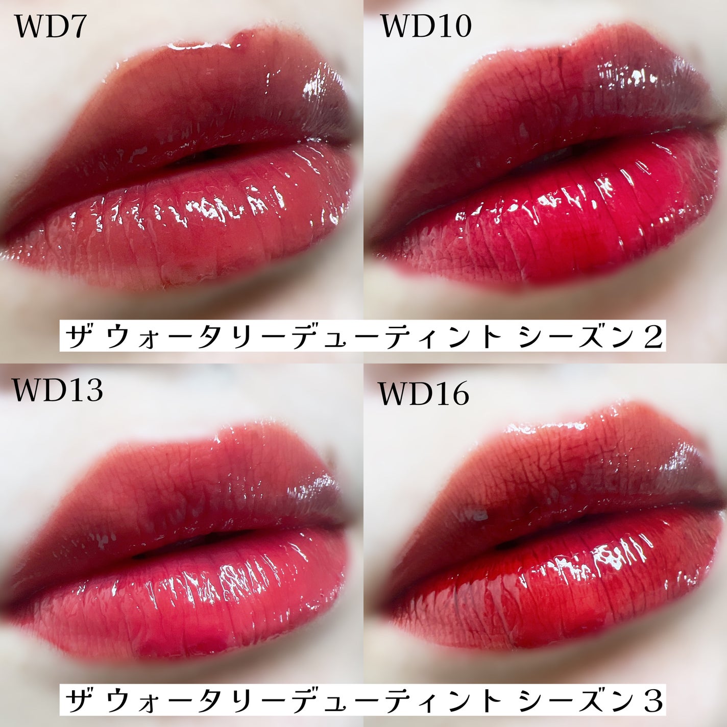 ザ ウォータリーデューティント/MERZY/リップティントを使ったクチコミ(4枚目)