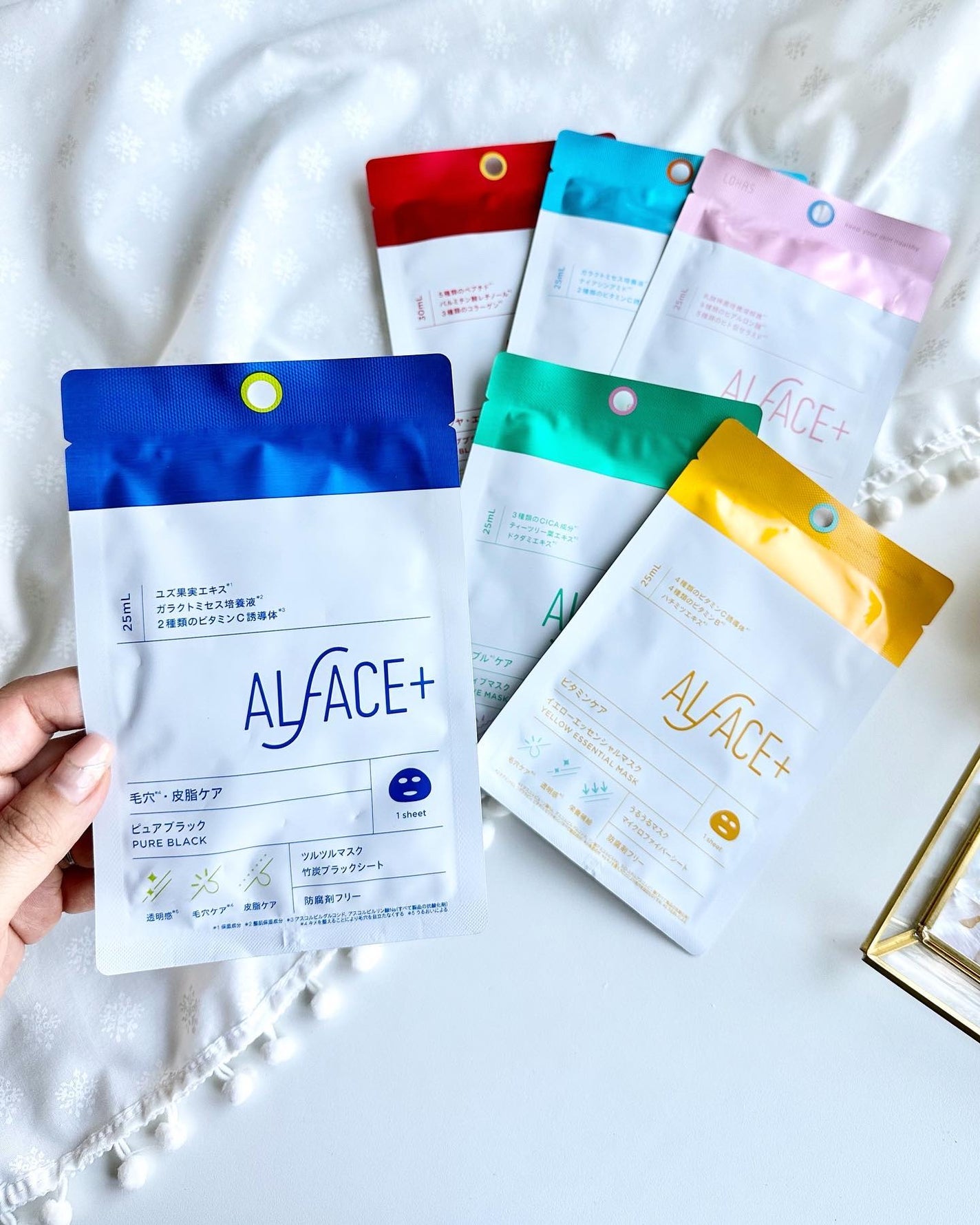 ピュアブラック アクアモイスチャー シートマスク/ALFACE+/シートマスク・パックを使ったクチコミ(5枚目)