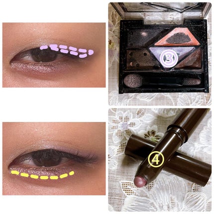 メタルグラマーアイズ/KATE/アイシャドウパレットを使ったクチコミ(7枚目)