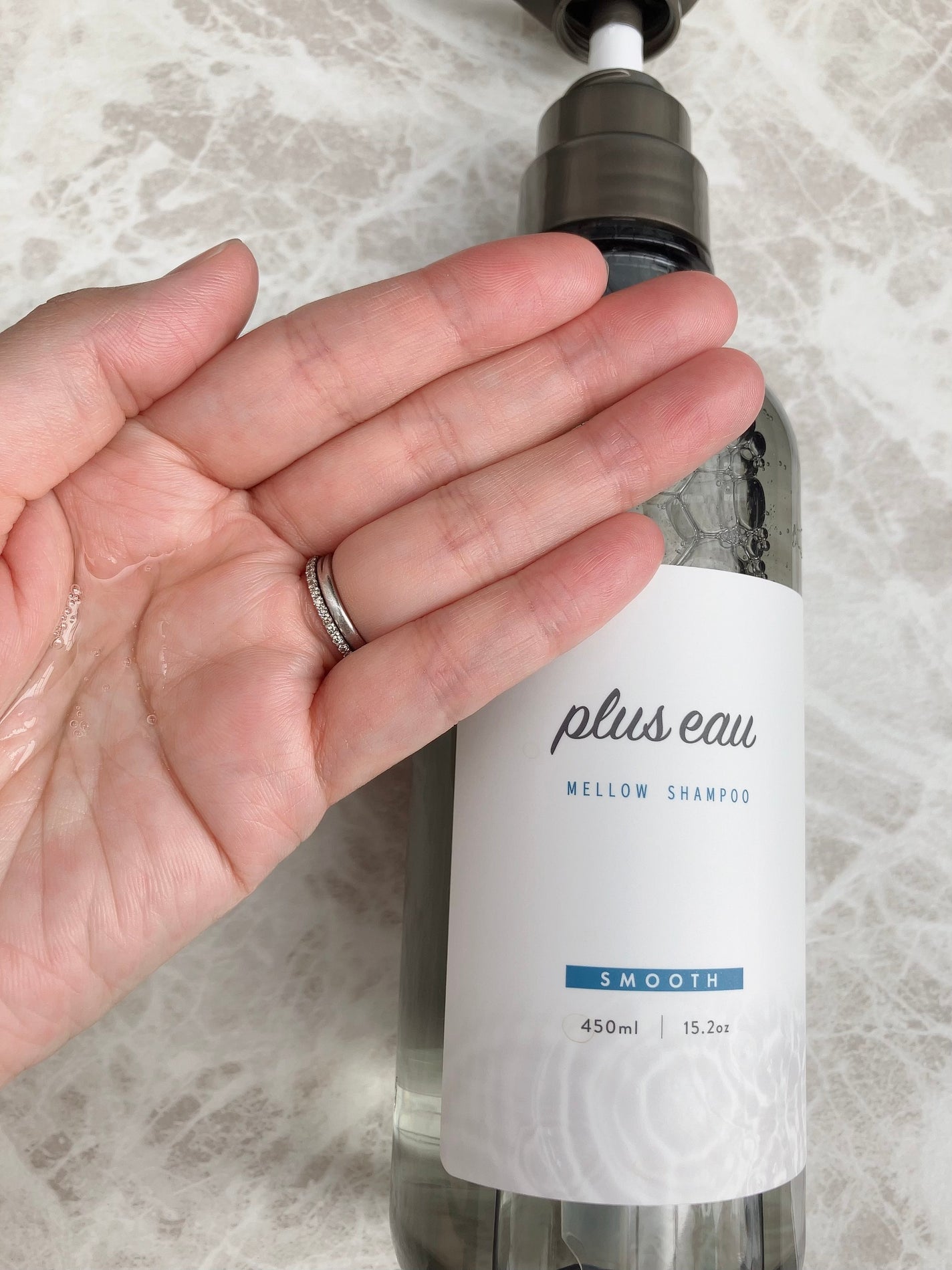 メロウシャンプー/メロウトリートメント/plus eau/市販シャンプーを使ったクチコミ(2枚目)