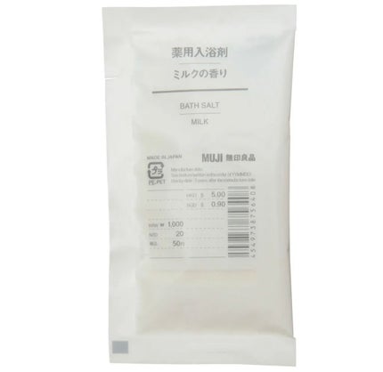薬用入浴剤・ミルクの香り/無印良品/保湿系入浴剤を使ったクチコミ(2枚目)