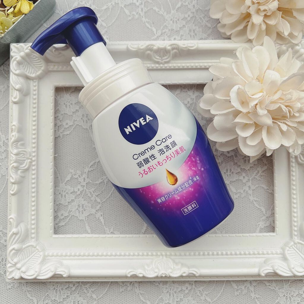 ニベア クリアビューティー弱酸性泡洗顔 もっちり美肌/ニベア/泡洗顔を使ったクチコミ(1枚目)