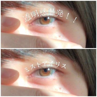 ReVIA 1month [COLOR] Mist Iris（ミストアイリス）/ReVIA/１ヶ月（１MONTH）カラコンを使ったクチコミ（1枚目）