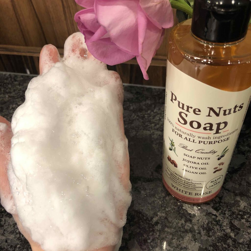 ピュアナッツソープ ホワイトローズの香り/ナチュラセラ/洗顔フォームを使ったクチコミ（3枚目）