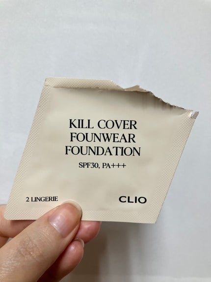 キル カバー ファンウェア ファンデーション/CLIO/リキッドファンデーションを使ったクチコミ(1枚目)