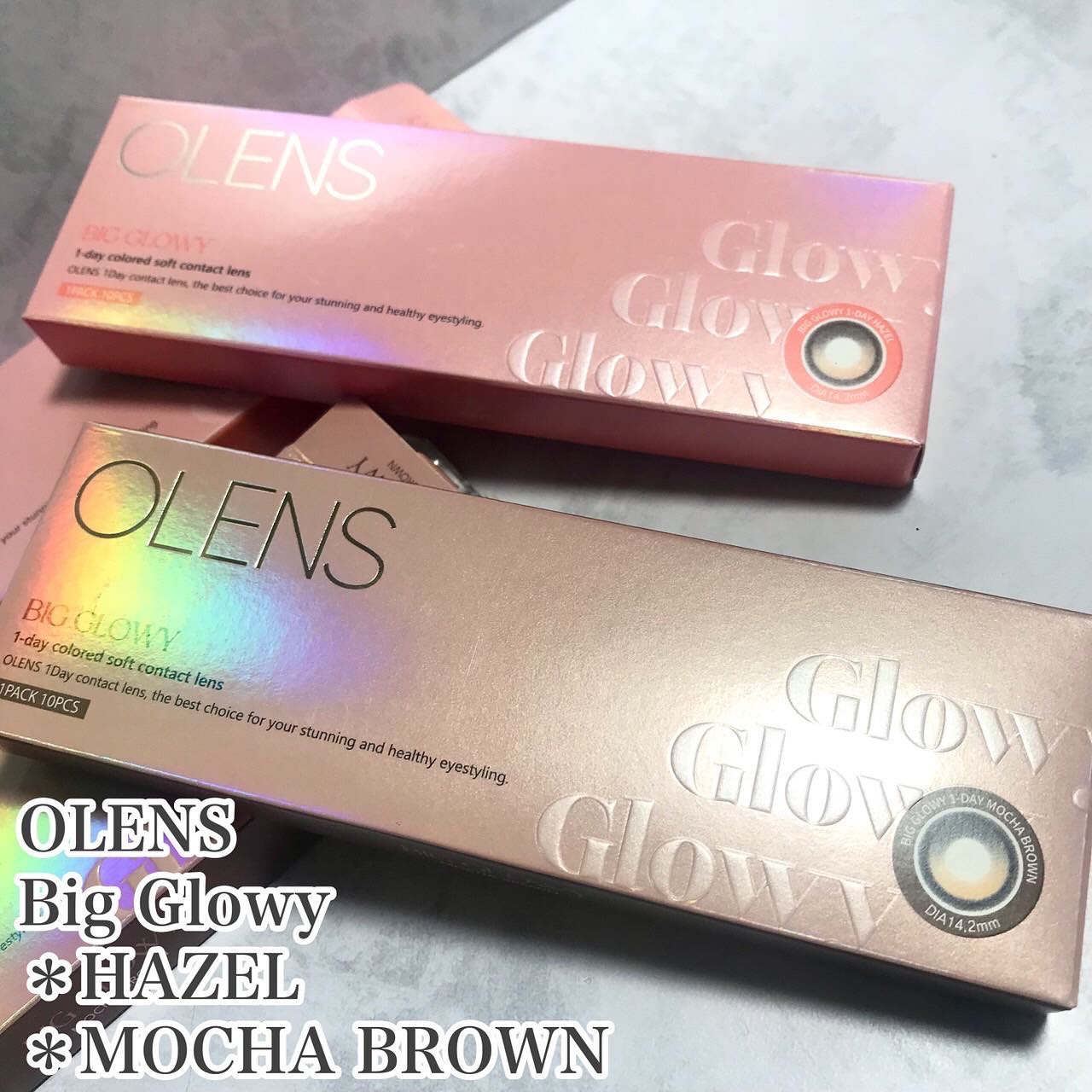 Big Glowy 1day/OLENS/ワンデー（１DAY）カラコンを使ったクチコミ（2枚目）
