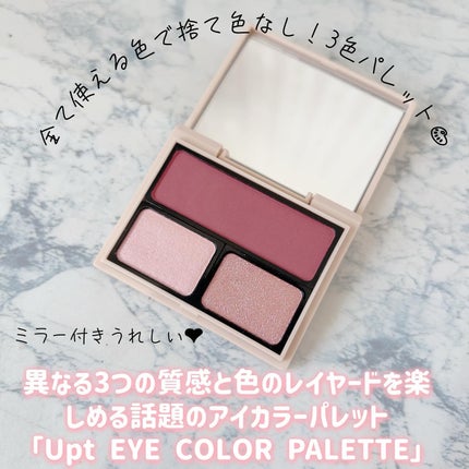 アイカラーパレット/Upt/アイシャドウパレットを使ったクチコミ(2枚目)
