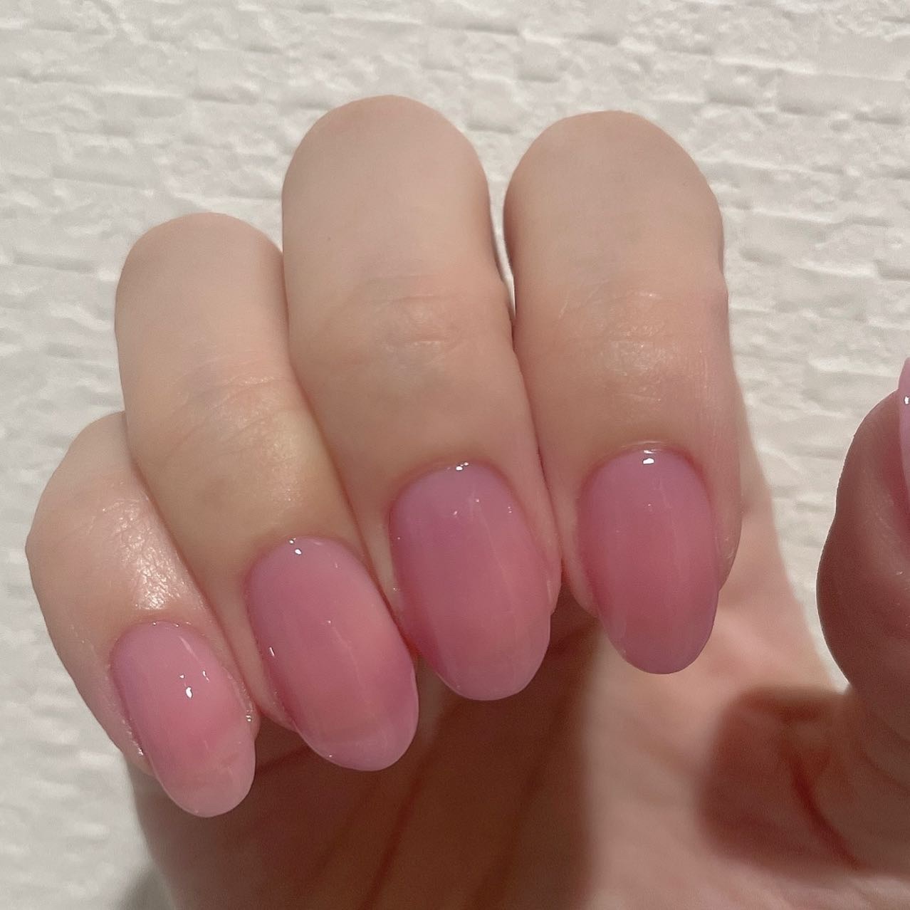 カラーベースコート ゼロ 9／0/uka/オールインワンネイルを使ったクチコミ（2枚目）