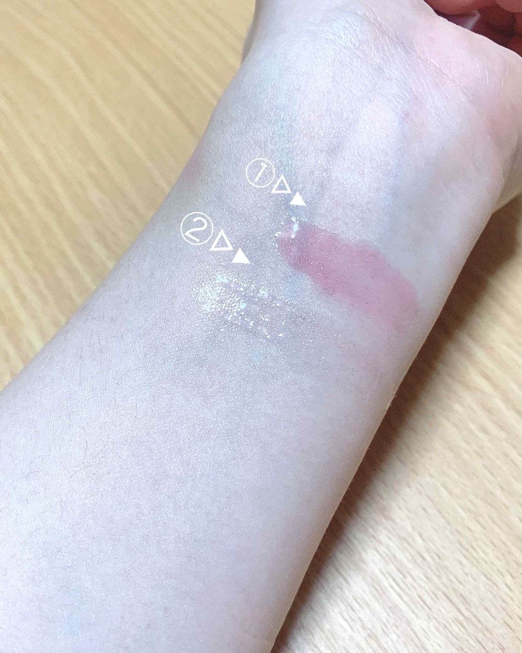 MP ジェム リップグロス/セリア/リップグロスを使ったクチコミ（3枚目）