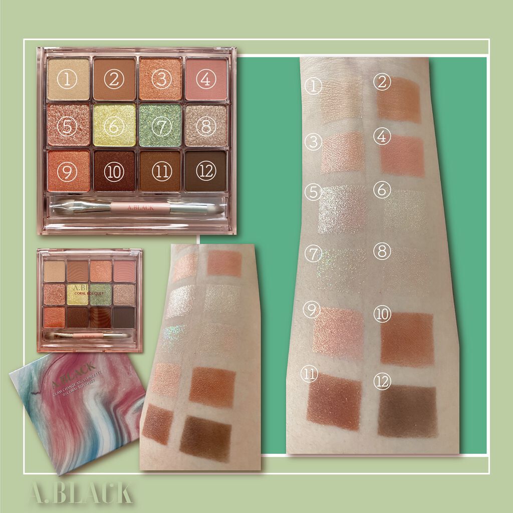 グラムチェンジマルチパレット/A.BLACK/マルチパレットを使ったクチコミ（2枚目）