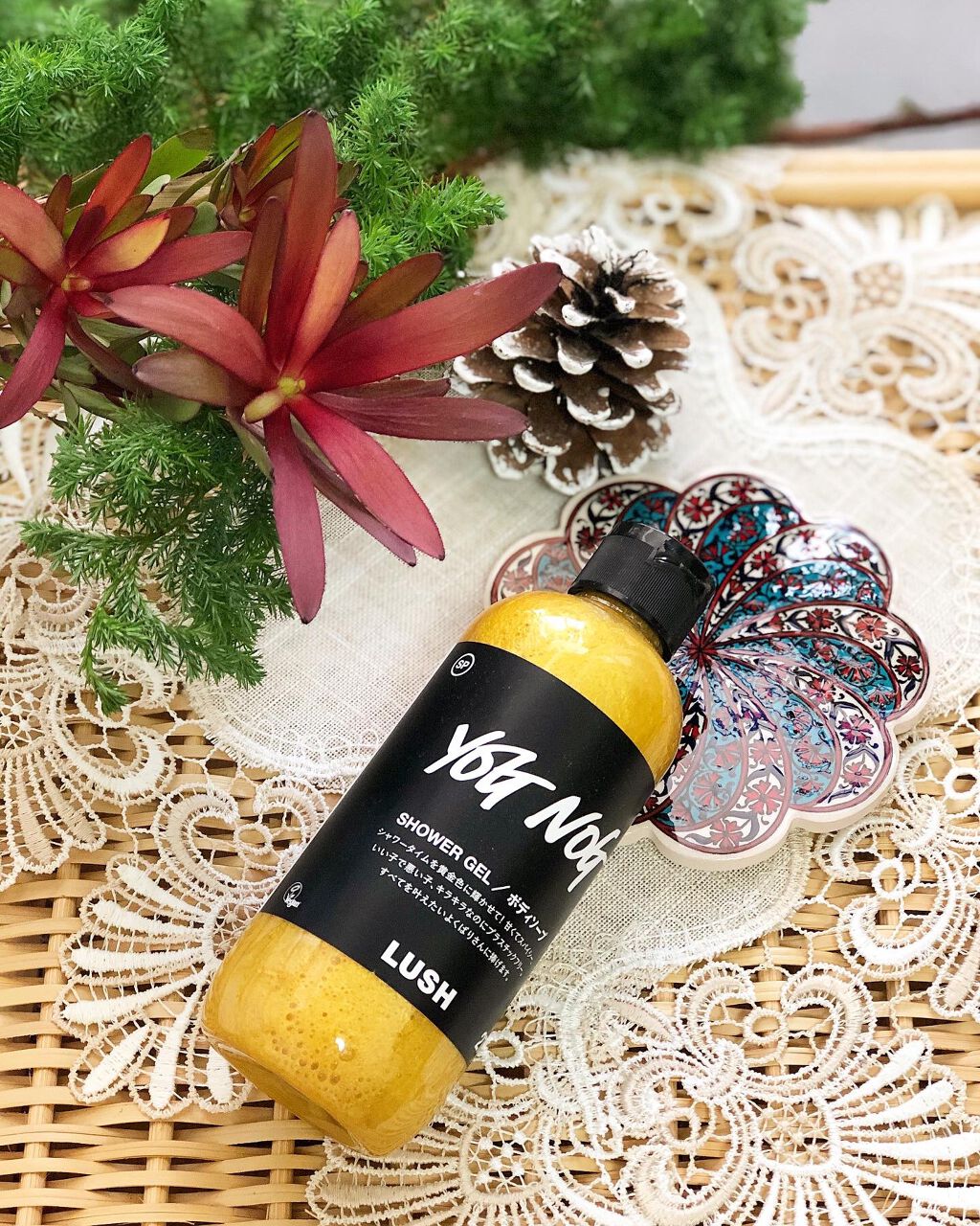 ペダルのクチコミ「【LUSH(ラッシュ)  ヨッグノッグ シャワージェル】

275g使用です。
去年のウィンタ.....」（1枚目）