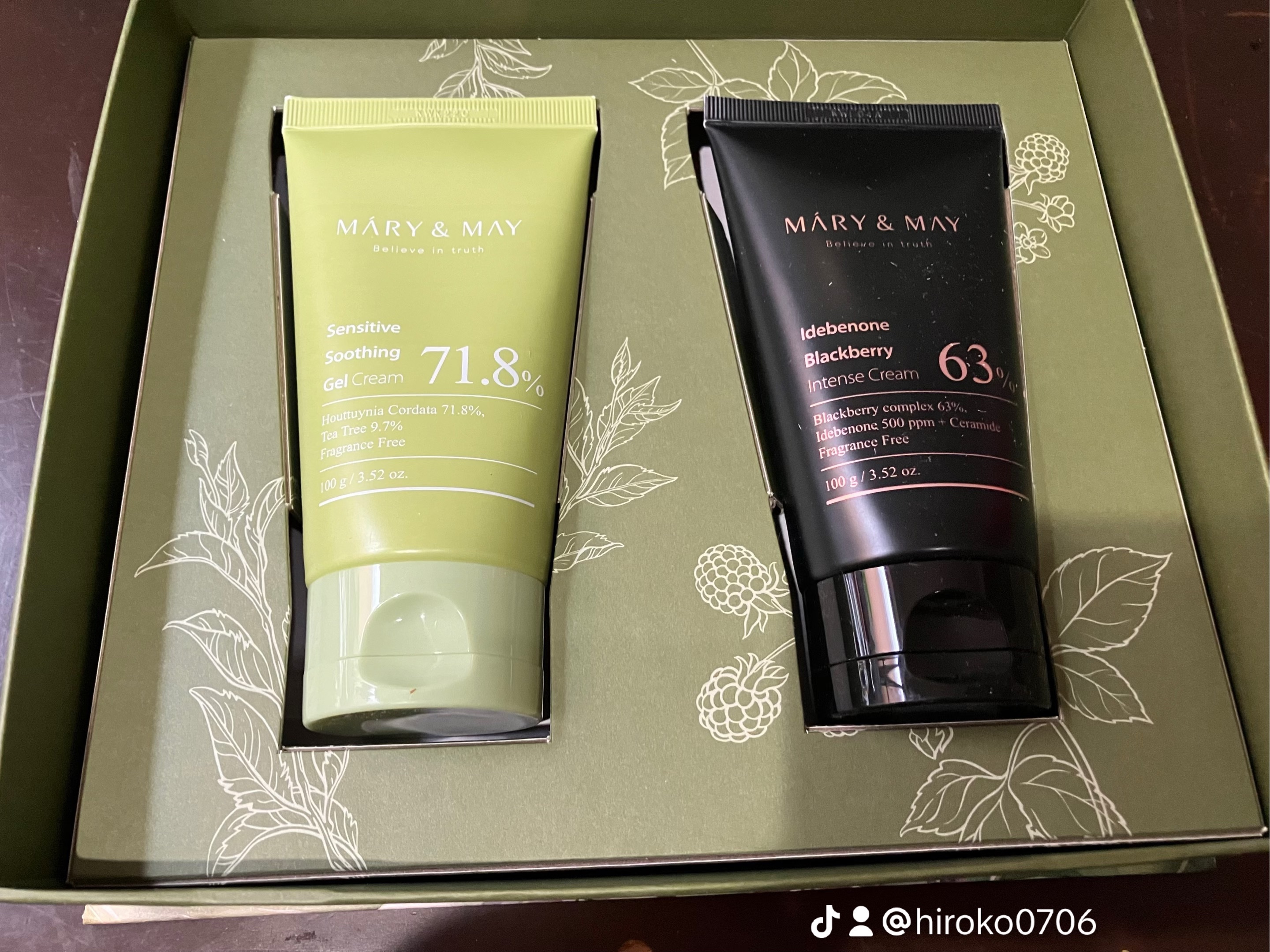 イデベノン＋ブラックベリー インテンスクリーム/MARY&MAY/フェイスクリームを使ったクチコミ（1枚目）