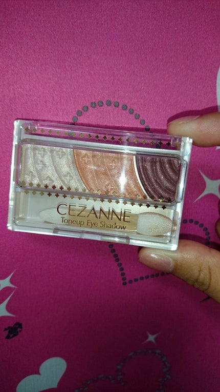 トーンアップアイシャドウ/CEZANNE/アイシャドウパレットを使ったクチコミ(1枚目)