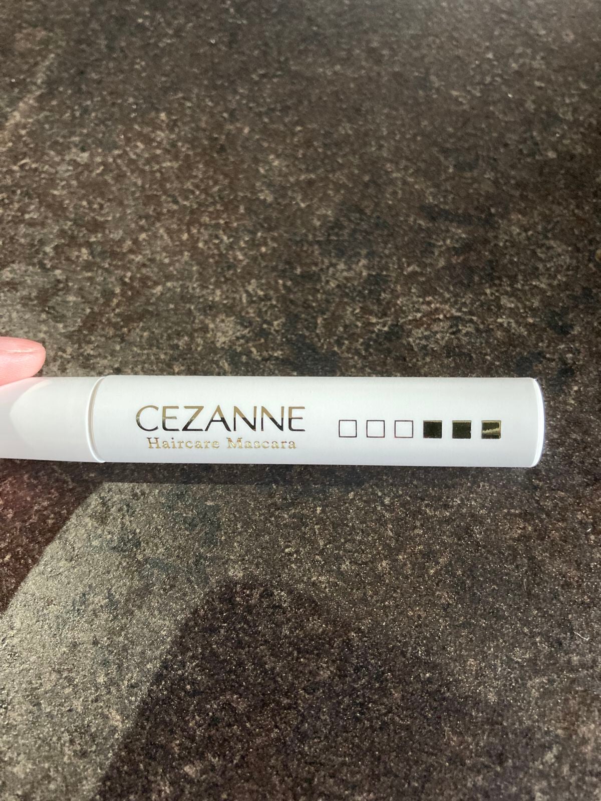 ヘアケアマスカラ/CEZANNE/ヘアジェルを使ったクチコミ(7枚目)