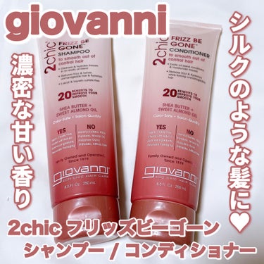 2chic フリッズビーゴーンシャンプー/コンディショナー シャンプー/giovanni/シャンプー・コンディショナーを使ったクチコミ（1枚目）