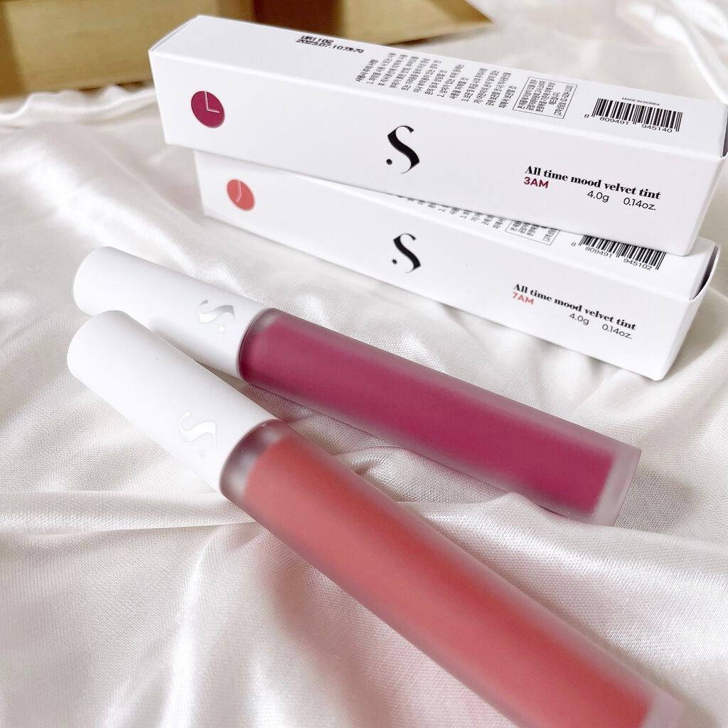 オールタイム ムード ベルベットティント/saat insight/リップティントを使ったクチコミ(3枚目)