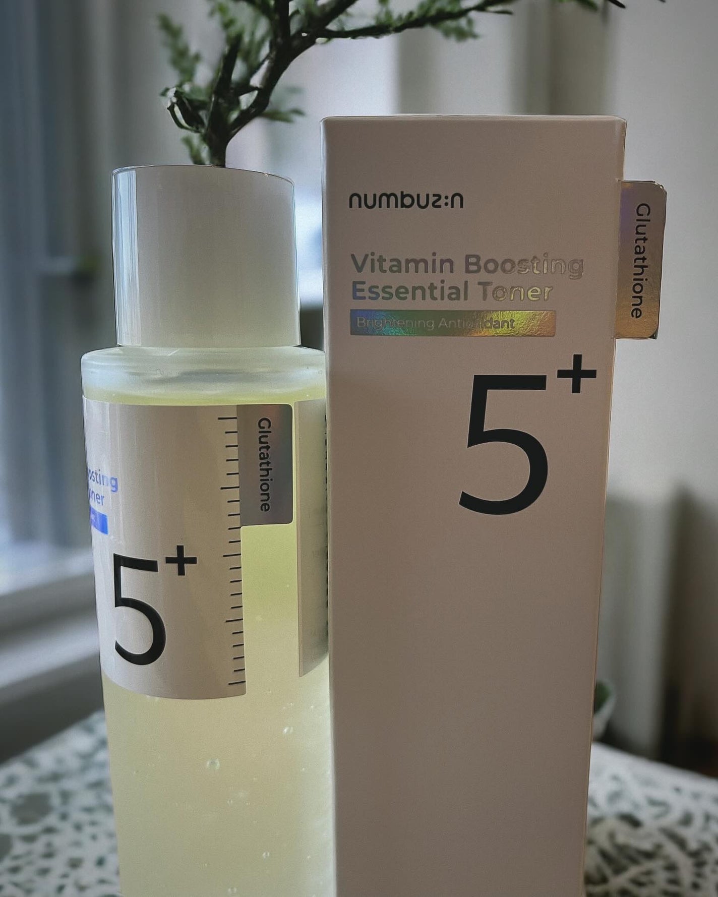 5番 白玉グルタチオンCエッセンシャルトナー/numbuzin/化粧水を使ったクチコミ(5枚目)