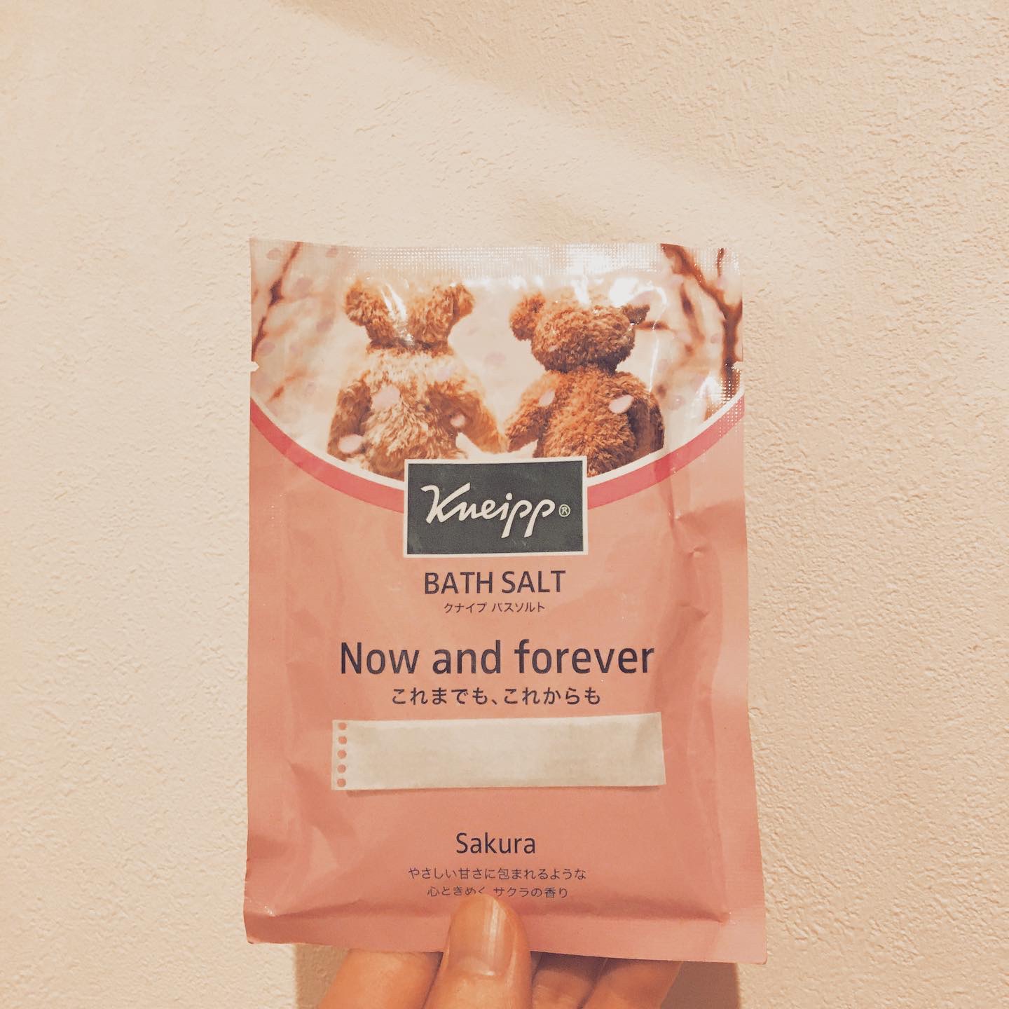 クナイプ バスソルト サクラの香り/クナイプ/無機塩系入浴剤を使ったクチコミ（1枚目）