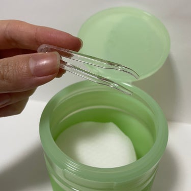 クリーンイットゼロ グリーンピールトナーパッド/banilaco/拭き取り化粧水を使ったクチコミ（2枚目）