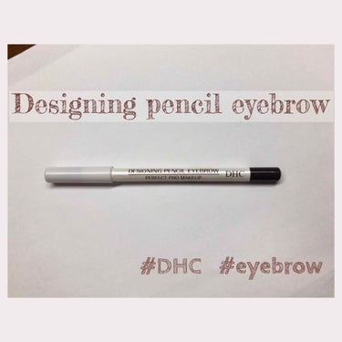 デザイニングペンシル アイブロー BK02 ブラックブラウン/DHC/アイブロウペンシルを使ったクチコミ（1枚目）