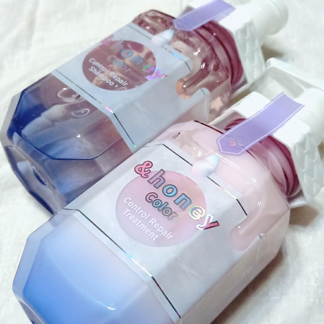 アンドハニー カラー コントロールリペア シャンプー1.0 / ヘアトリートメント2.0/&honey/市販シャンプーを使ったクチコミ（2枚目）
