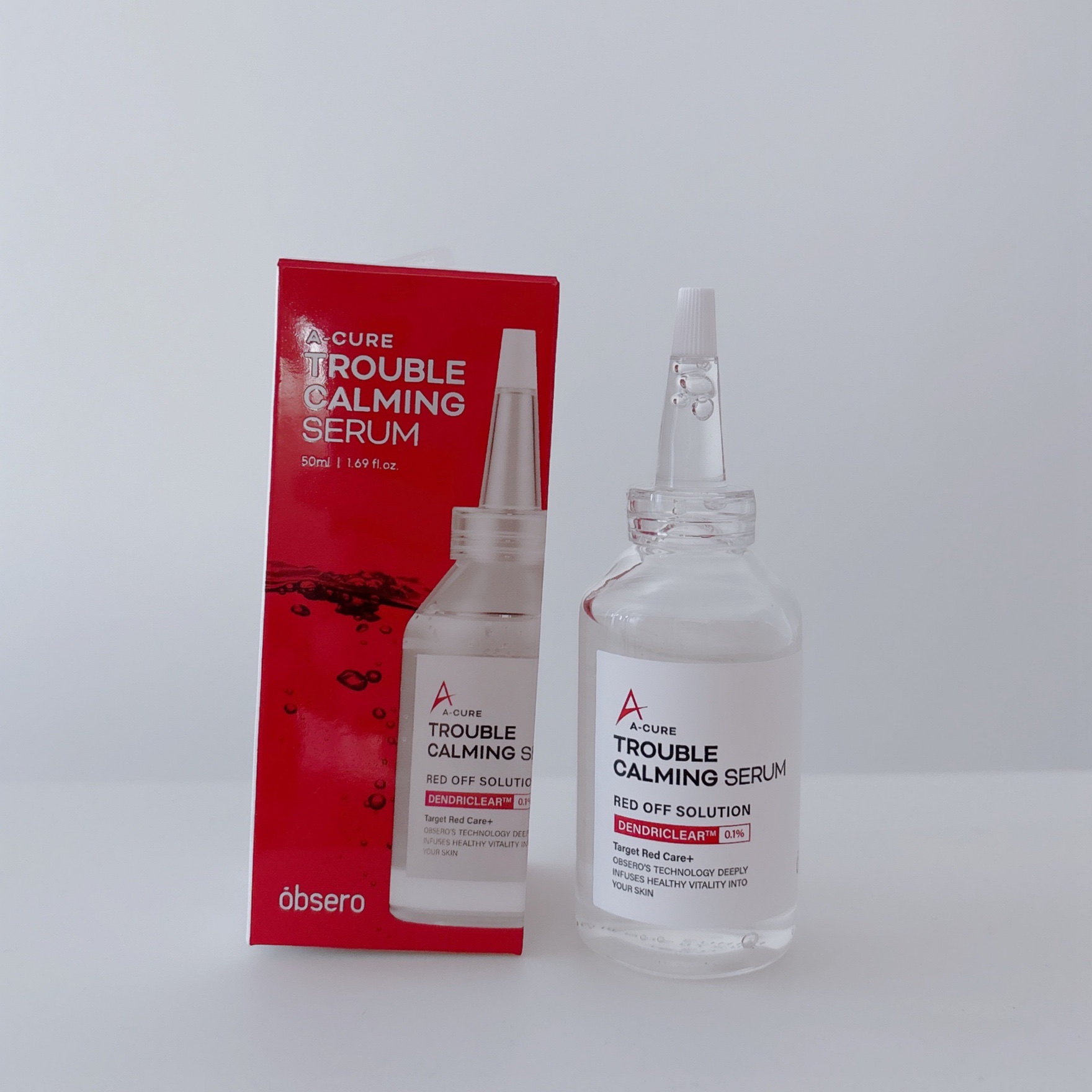 エーキュアトラブルカーミングセラム/obsero/美容液を使ったクチコミ（1枚目）