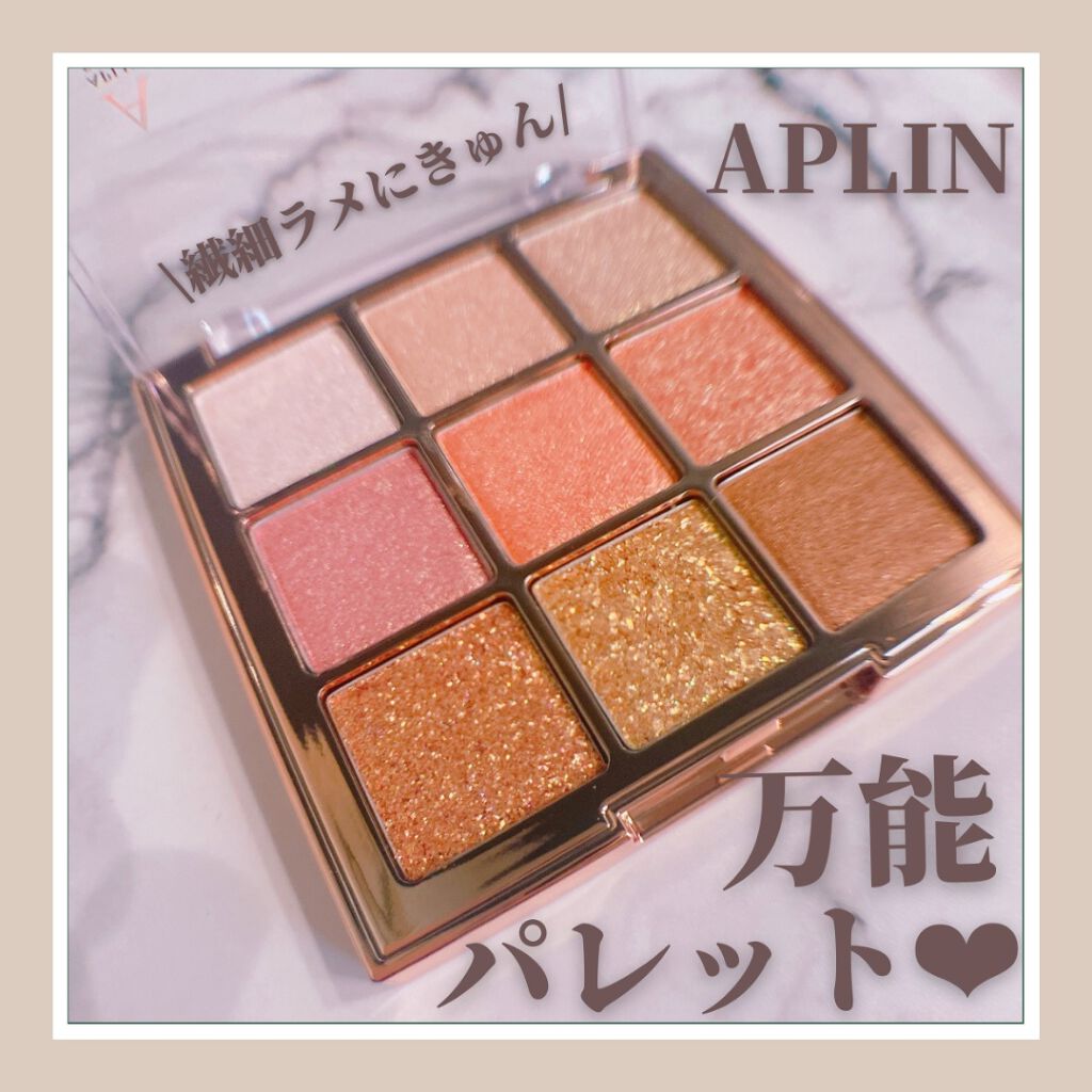 ワンピックアイシャドウパレット/APLIN/アイシャドウパレットを使ったクチコミ(1枚目)