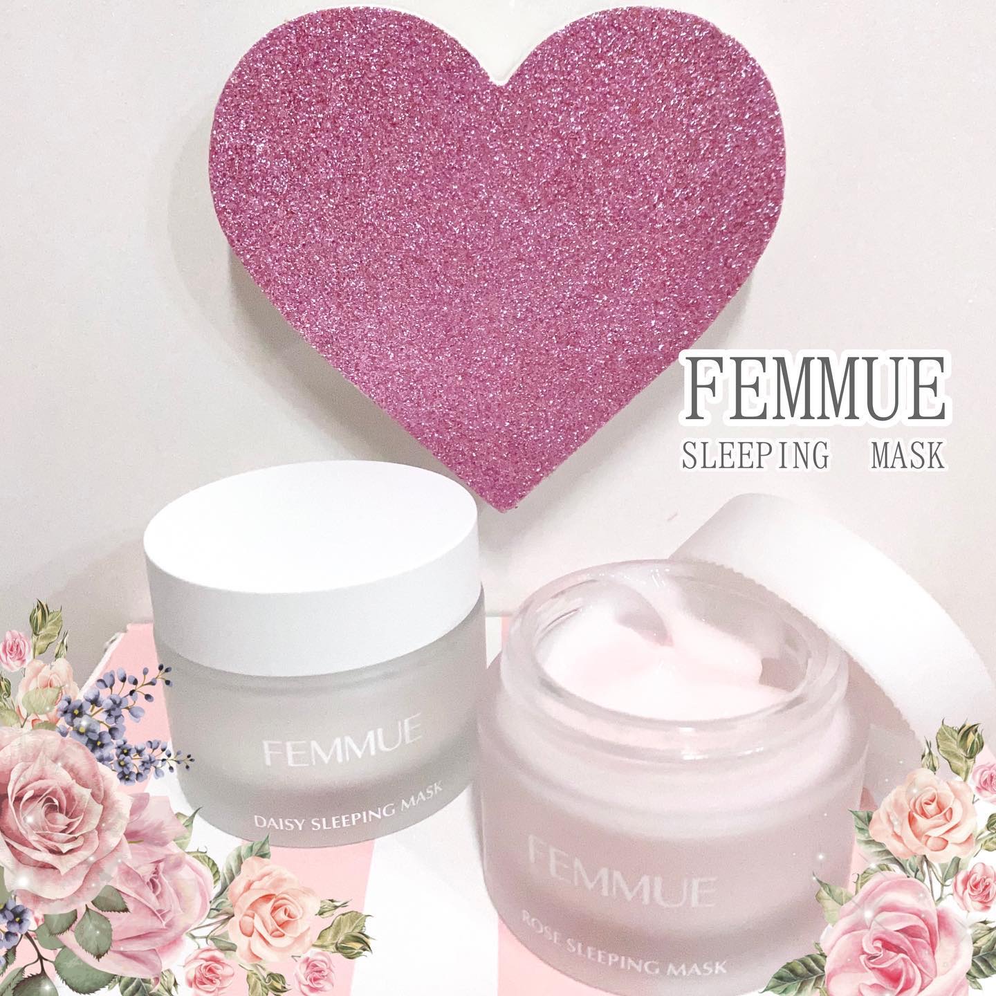 ローズウォーター スリーピングマスク/FEMMUE/フェイスクリームを使ったクチコミ（1枚目）